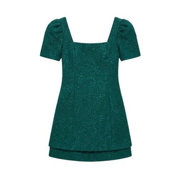 HYACINTH HOUSE Emerald Green Juliana Mini Dress Size M NWT - Picture 8 of 8